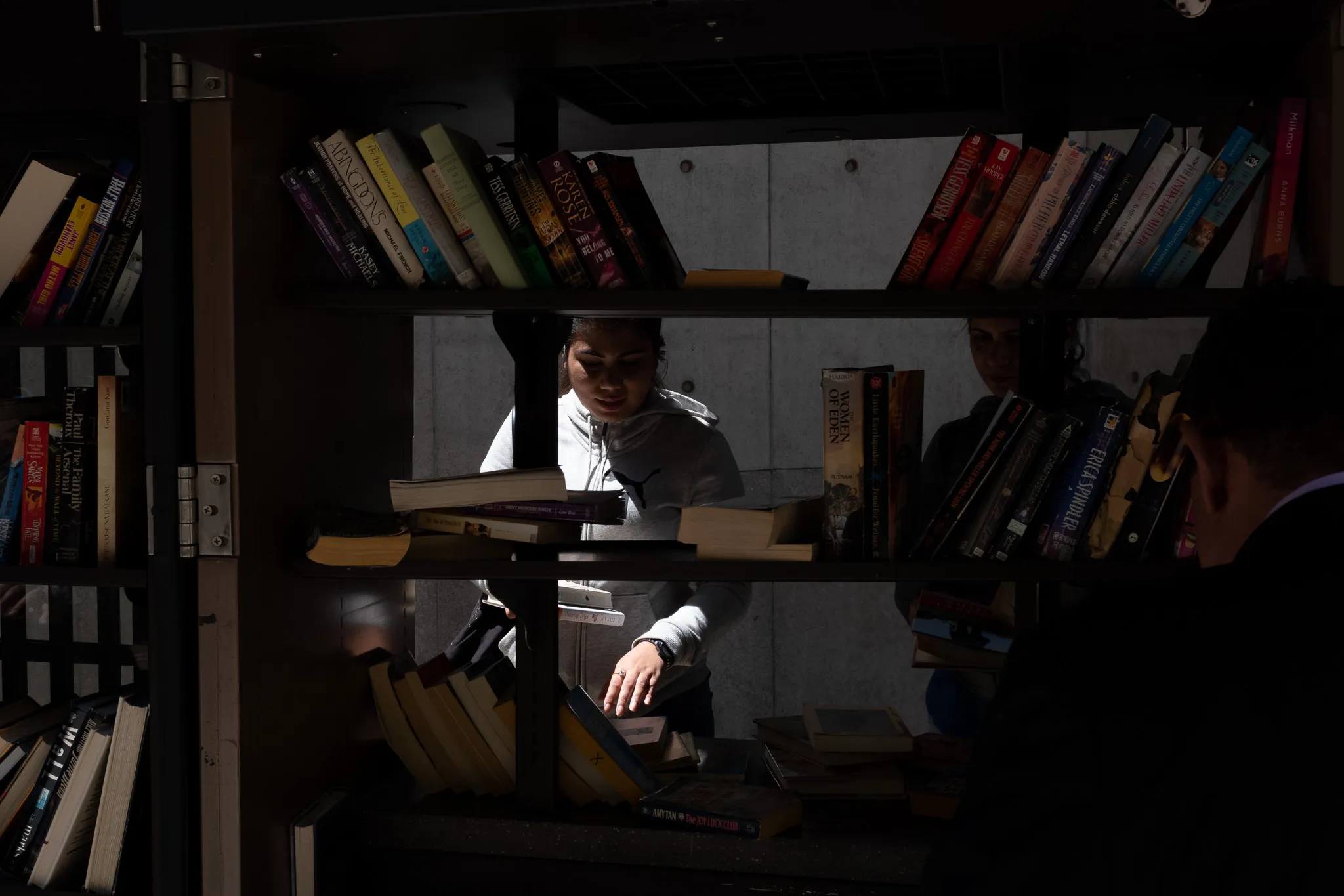 Book selecting hand
