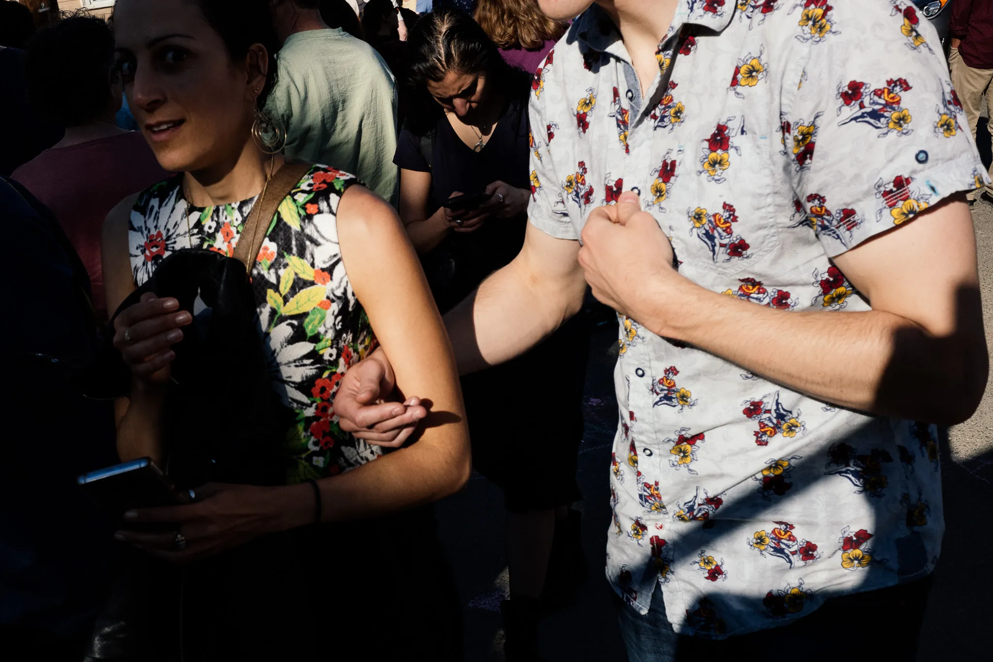 Couple hand